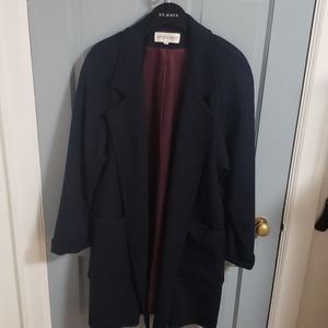 Vintage long wrap coat